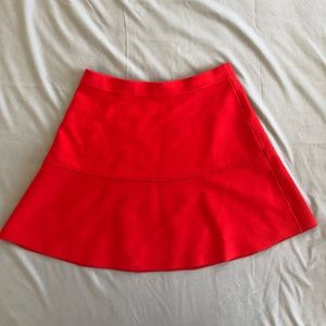 Zara red skirt